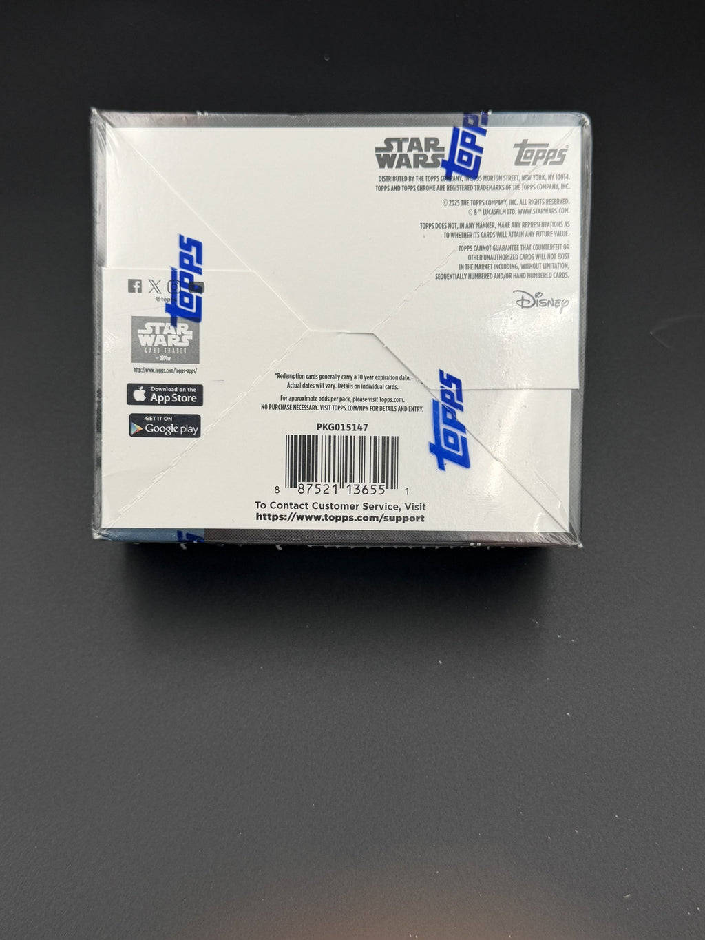 2025 Topps Star Wars Chrome — Hobby Box