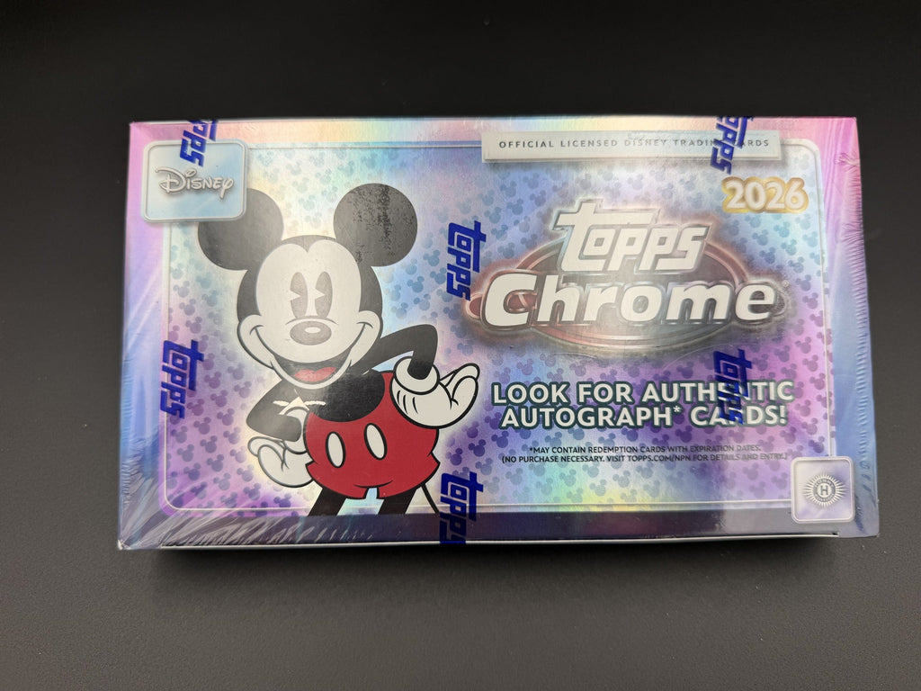 2026 Topps Chrome Disney — Hobby Box (Factory Sealed)