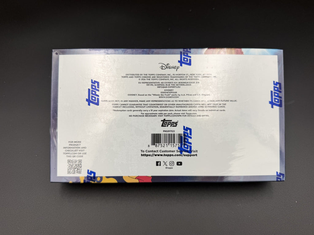 2026 Topps Chrome Disney — Hobby Box (Factory Sealed)